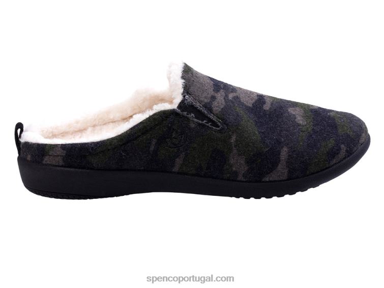 Spenco Footwear azeitona camuflada chinelo dundee camuflado masculino 648F893