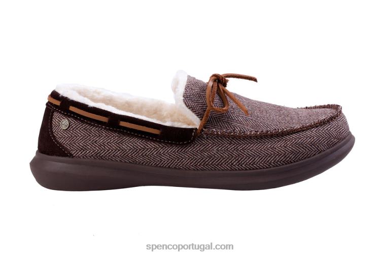 Spenco Footwear marrom chinelo de bétula masculino 648F890