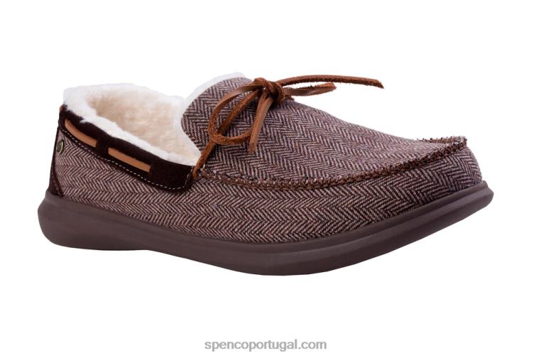 Spenco Footwear marrom chinelo de bétula masculino 648F890