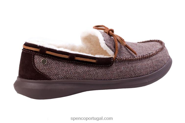 Spenco Footwear marrom chinelo de bétula masculino 648F890
