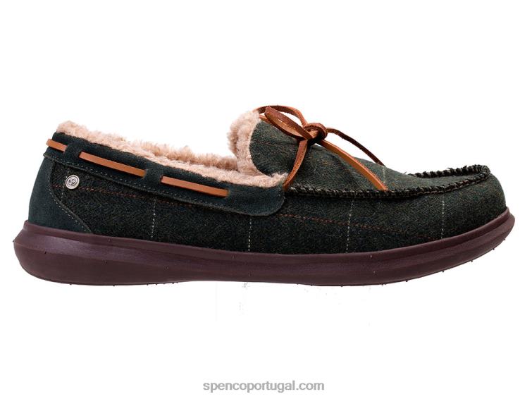 Spenco Footwear musgo chinelo de tweed de bétula masculino 648F903