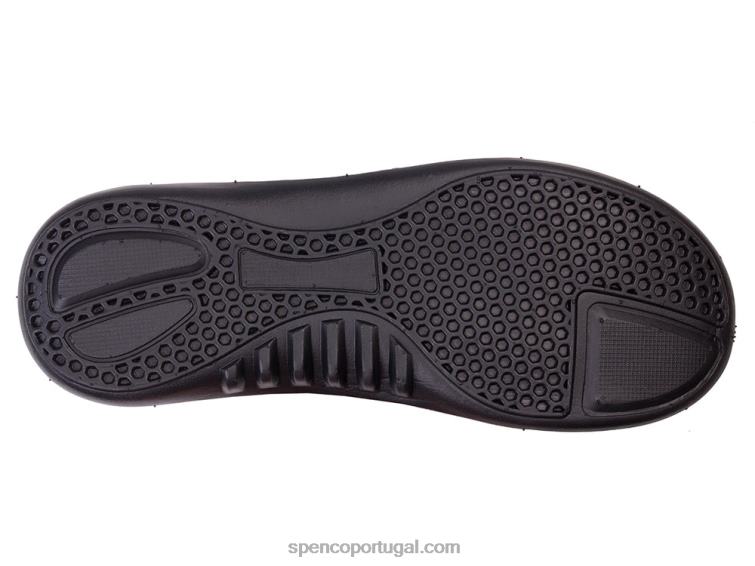 Spenco Footwear preto/castanho chinelo de tweed de bétula masculino 648F902