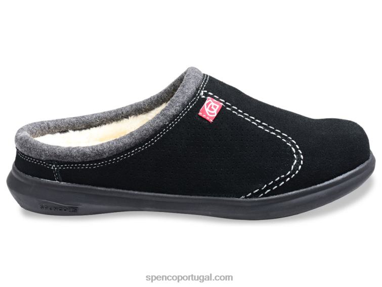 Spenco Footwear preto slide supremo masculino 648F887