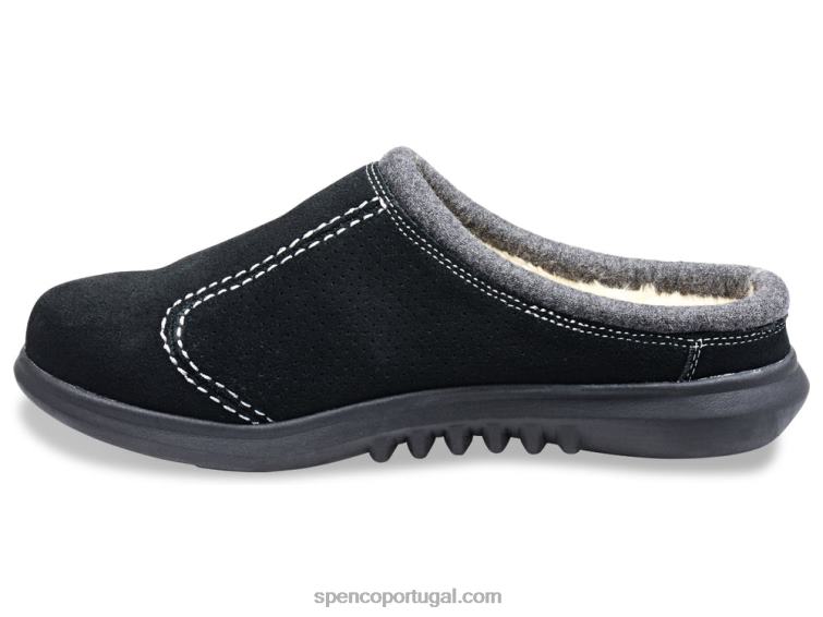 Spenco Footwear preto slide supremo masculino 648F887