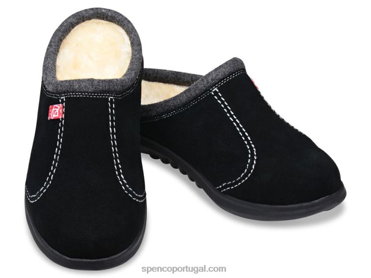 Spenco Footwear preto slide supremo masculino 648F887