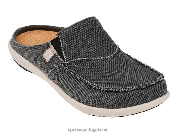 Spenco Footwear carvão cinza escorregador de sesta masculino 648F863