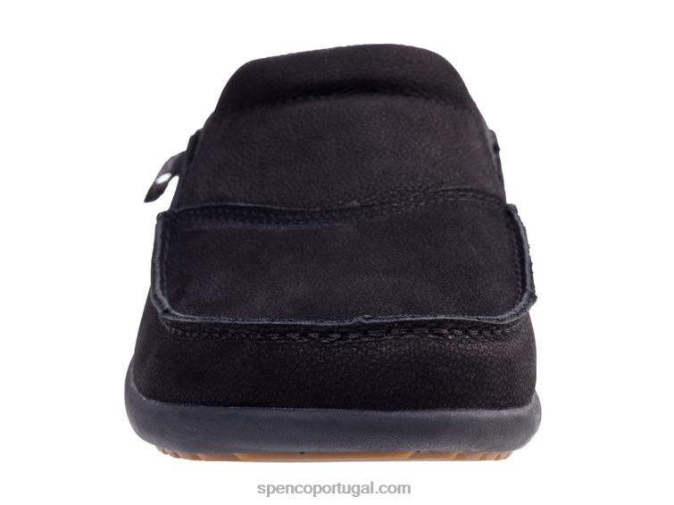 Spenco Footwear preto nobuck siesta slide masculino 648F865