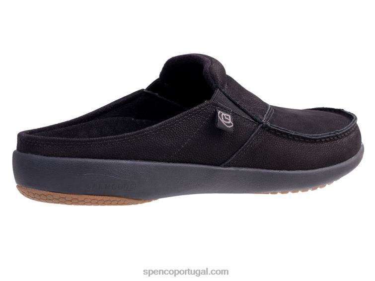 Spenco Footwear preto nobuck siesta slide masculino 648F865