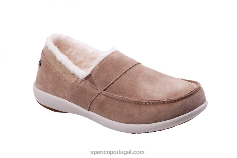 Spenco Footwear bronzeado slip-on aconchegante fiesta masculino 648F901