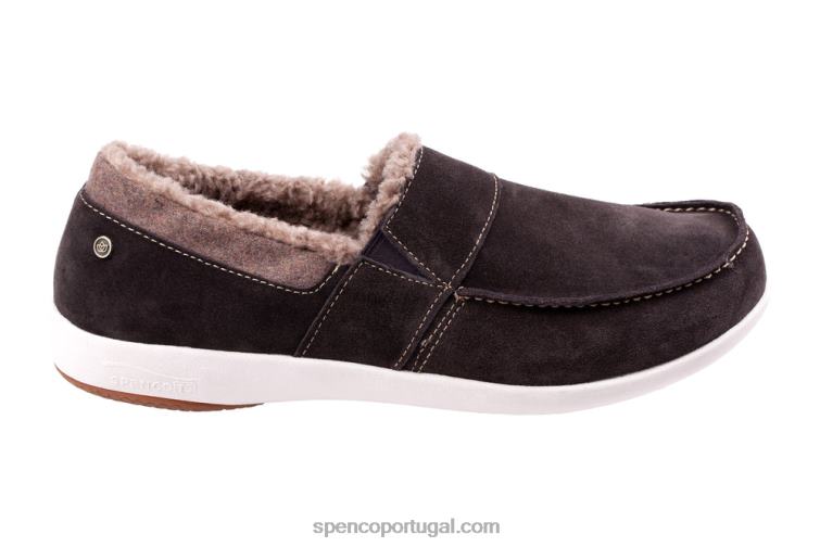Spenco Footwear chocolate slip-on aconchegante fiesta masculino 648F900