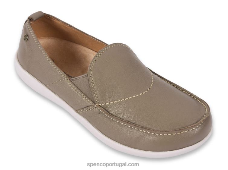 Spenco Footwear fóssil slip-on de couro siesta masculino 648F879