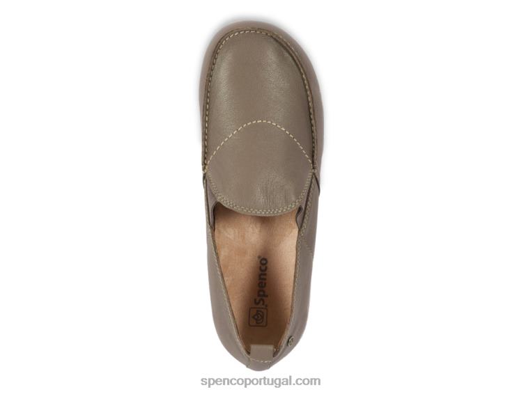 Spenco Footwear fóssil slip-on de couro siesta masculino 648F879