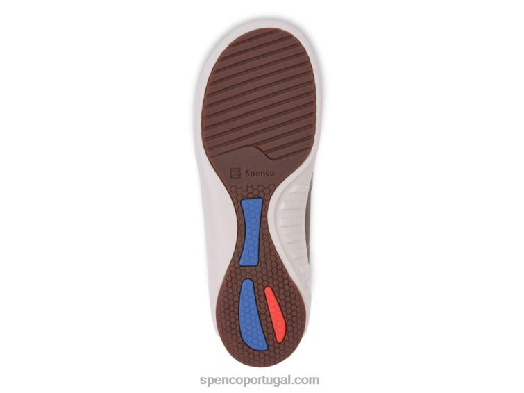 Spenco Footwear fóssil slip-on de couro siesta masculino 648F879