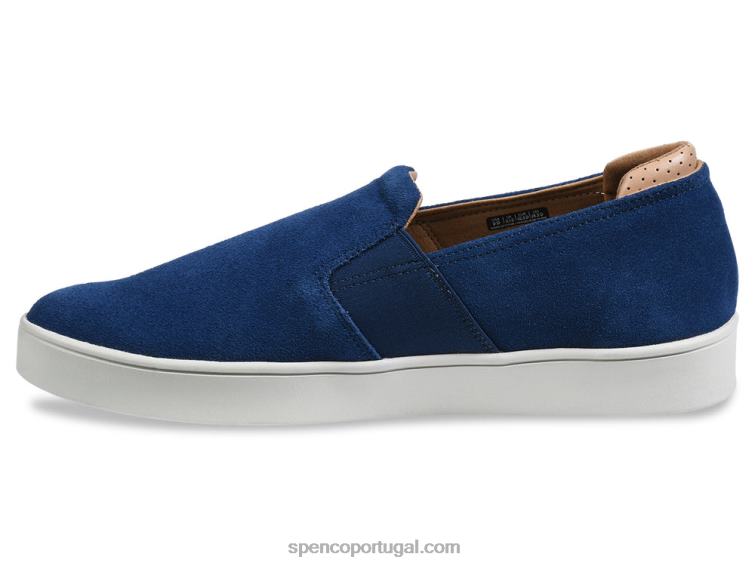Spenco Footwear marinha slip-on traseiro masculino 648F875