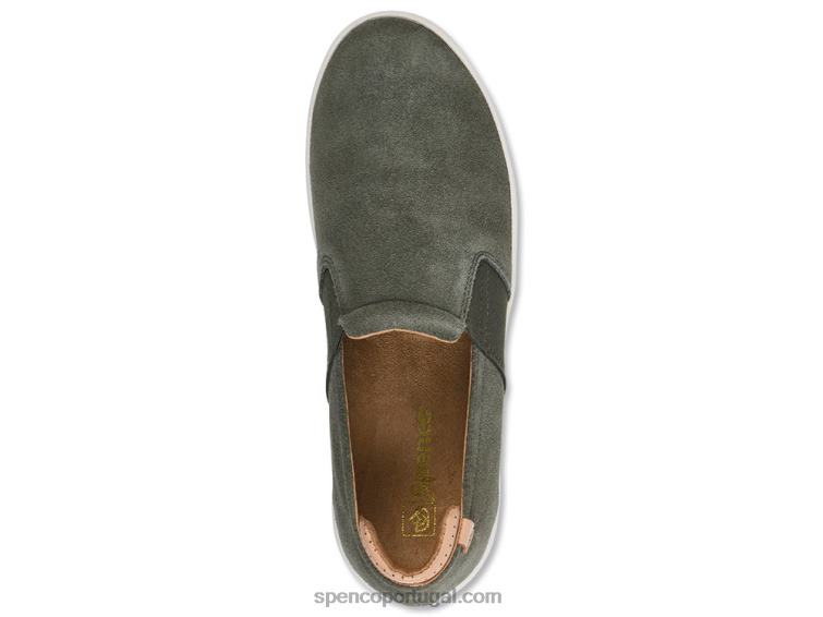 Spenco Footwear noite verde-oliva slip-on traseiro masculino 648F876