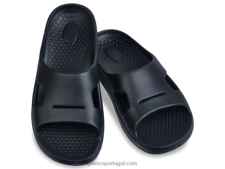Spenco Footwear preto fusão masculina 2 slide 648F857