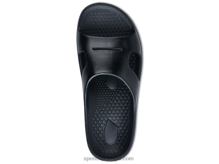 Spenco Footwear preto fusion 2 fade slide masculino 648F858