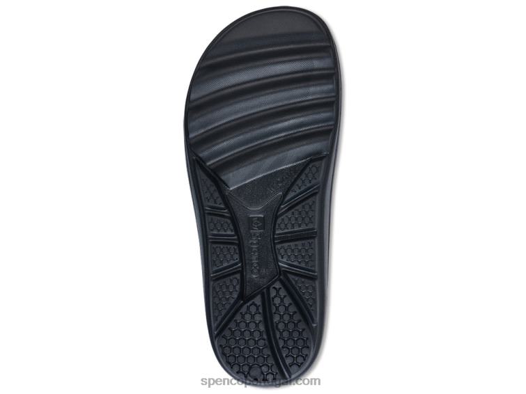 Spenco Footwear preto fusion 2 fade slide masculino 648F858
