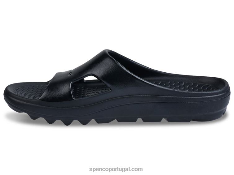 Spenco Footwear preto fusion 2 fade slide masculino 648F858