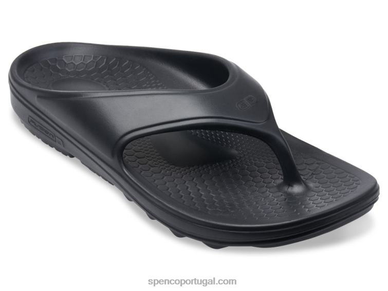 Spenco Footwear preto sandália fusion 2 masculina 648F852