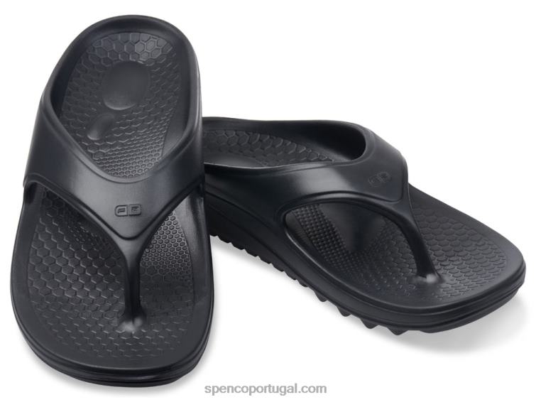 Spenco Footwear preto sandália fusion 2 masculina 648F852