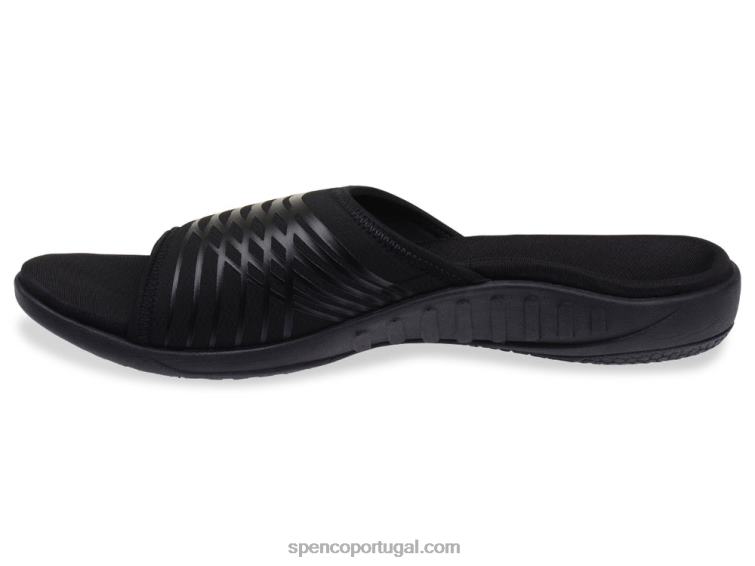 Spenco Footwear preto slide de empuxo masculino 648F861