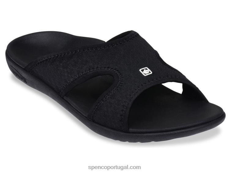 Spenco Footwear preto kholo brisa slide masculino 648F848