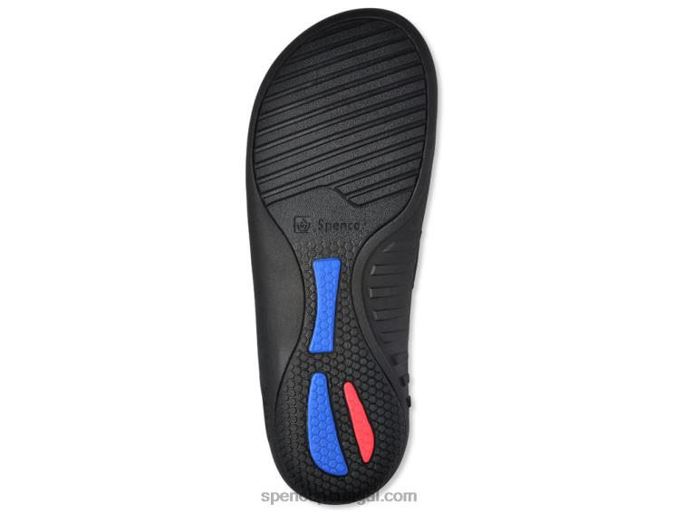 Spenco Footwear preto kholo brisa slide masculino 648F848