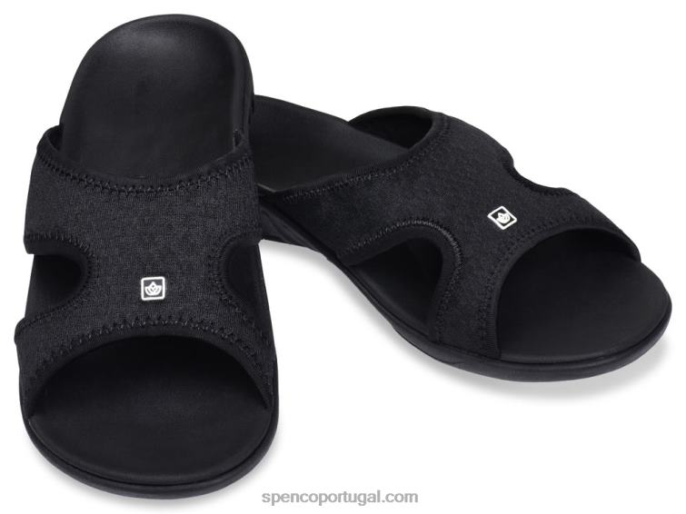 Spenco Footwear preto kholo brisa slide masculino 648F848