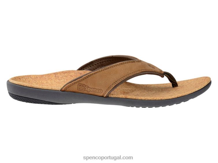 Spenco Footwear Castanho médio couro yumi masculino 648F831