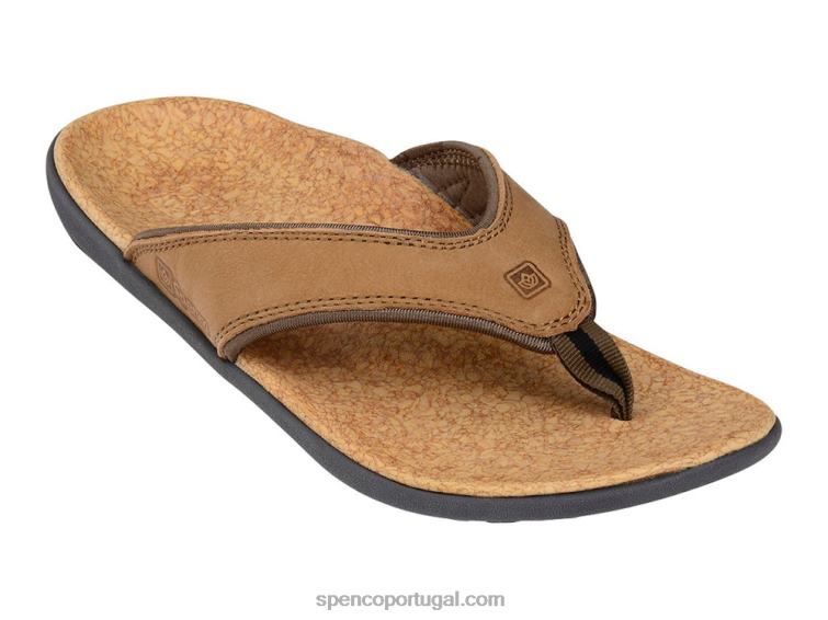 Spenco Footwear Castanho médio couro yumi masculino 648F831