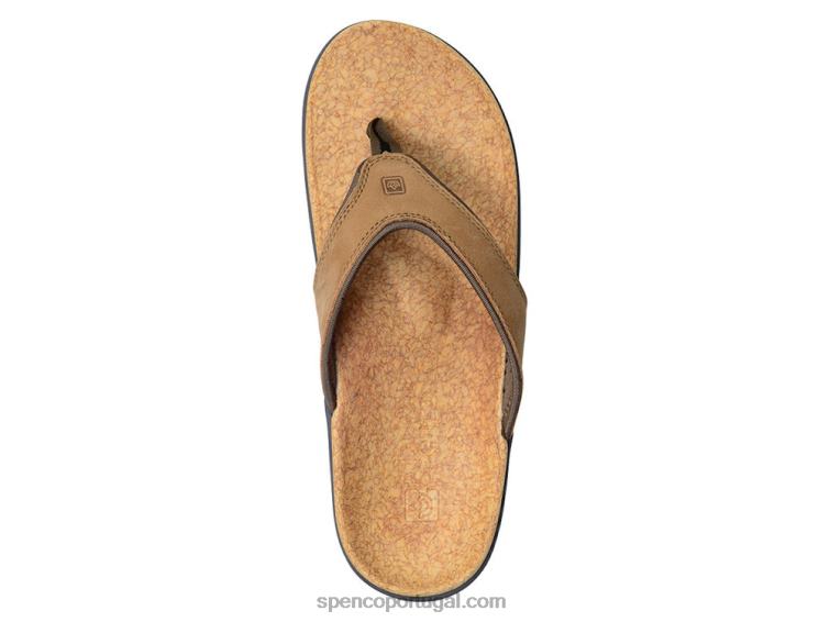 Spenco Footwear Castanho médio couro yumi masculino 648F831