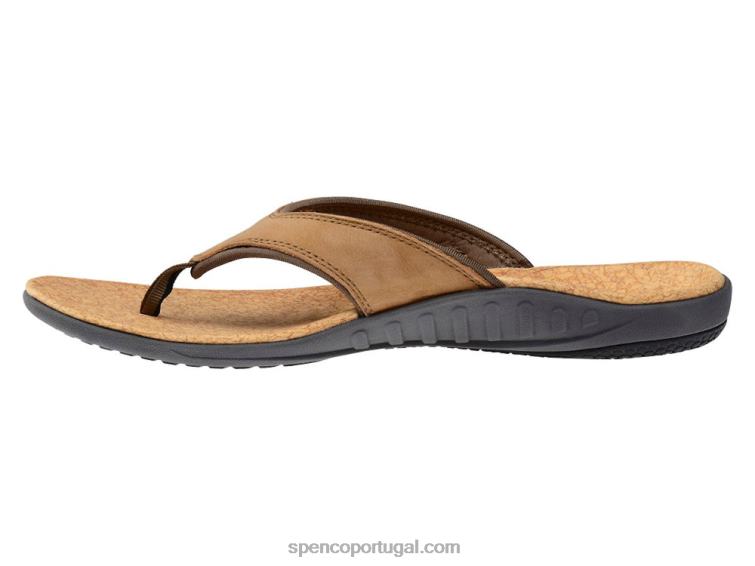Spenco Footwear Castanho médio couro yumi masculino 648F831