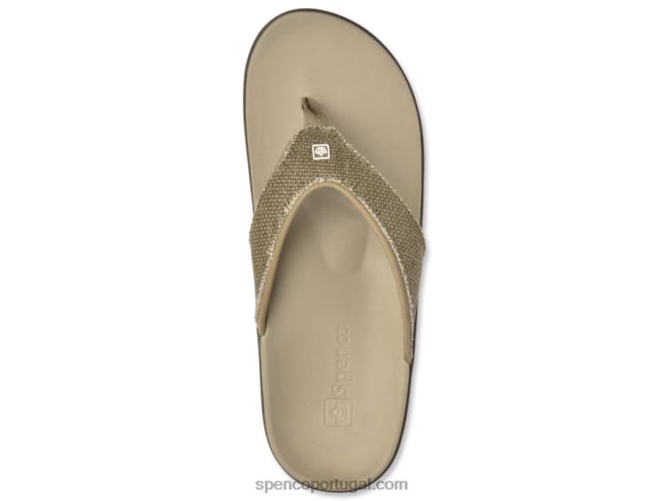 Spenco Footwear cinza maior sandália de lona yumi masculina 648F842