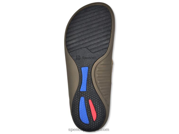 Spenco Footwear cinza maior sandália de lona yumi masculina 648F842