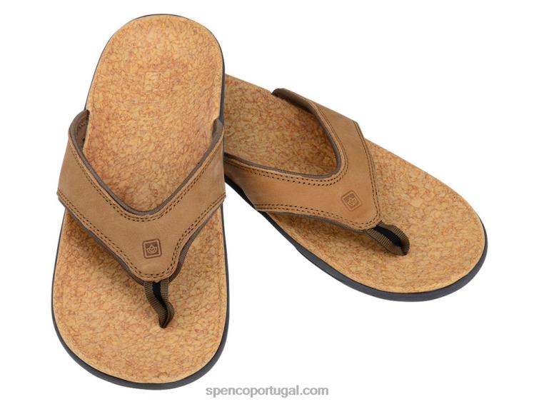 Spenco Footwear preto couro yumi masculino 648F832