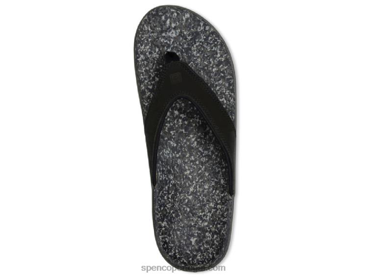 Spenco Footwear preto couro yumi masculino 648F832