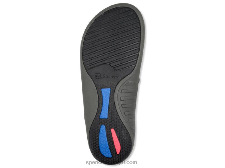 Spenco Footwear preto couro yumi masculino 648F832
