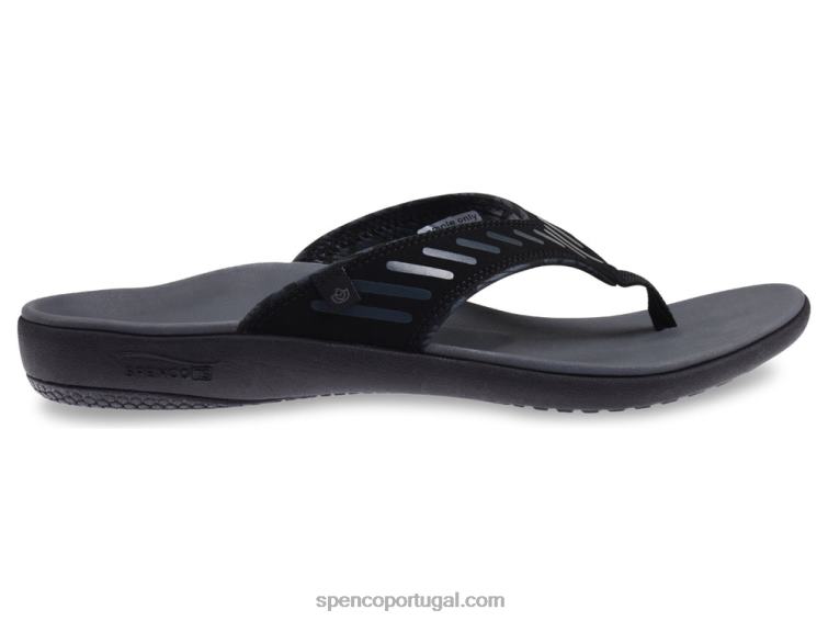 Spenco Footwear preto sandália tribal yumi masculina 648F844