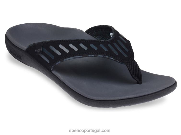 Spenco Footwear preto sandália tribal yumi masculina 648F844