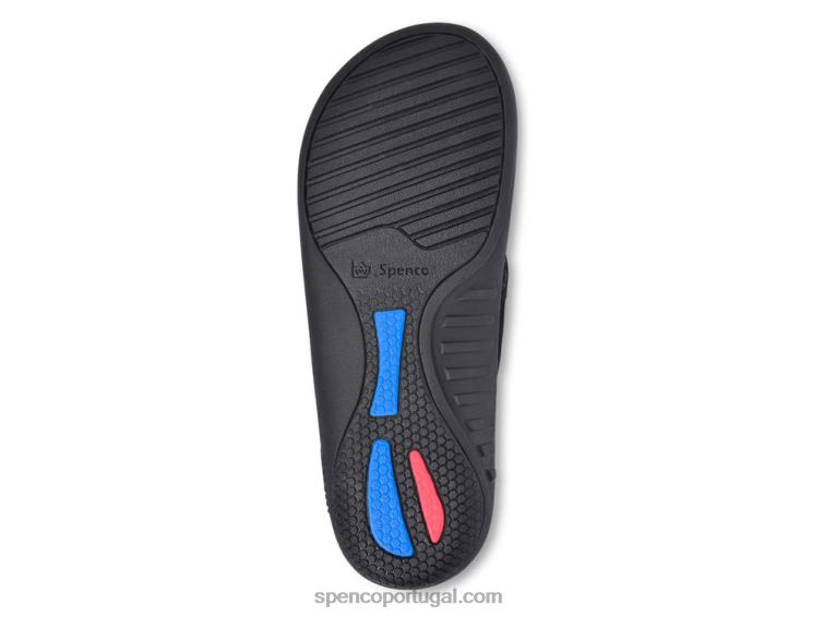 Spenco Footwear preto sandália tribal yumi masculina 648F844