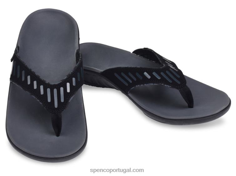 Spenco Footwear preto sandália tribal yumi masculina 648F844