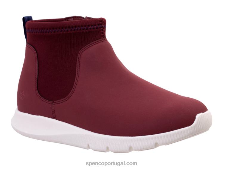 Spenco Footwear Borgonha bota paddock 648F791 mulheres