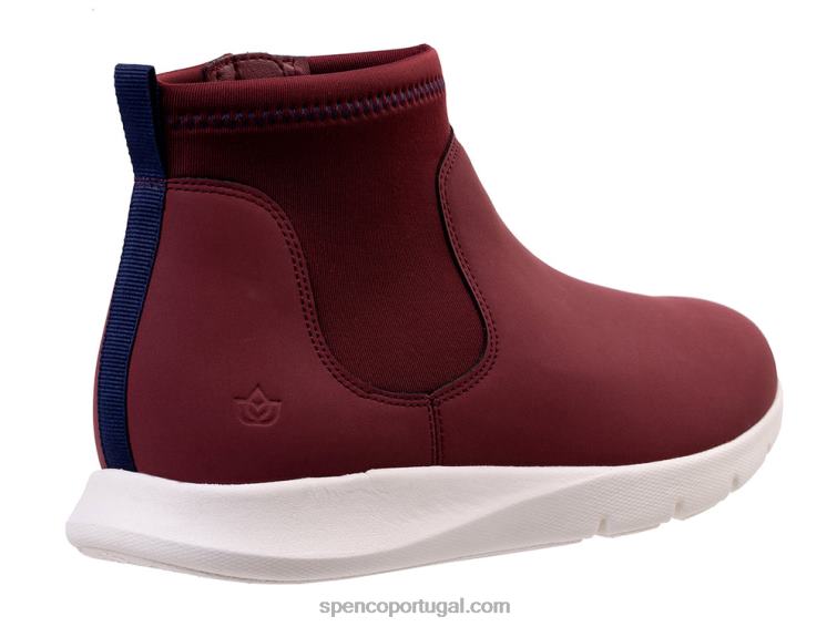 Spenco Footwear Borgonha bota paddock 648F791 mulheres