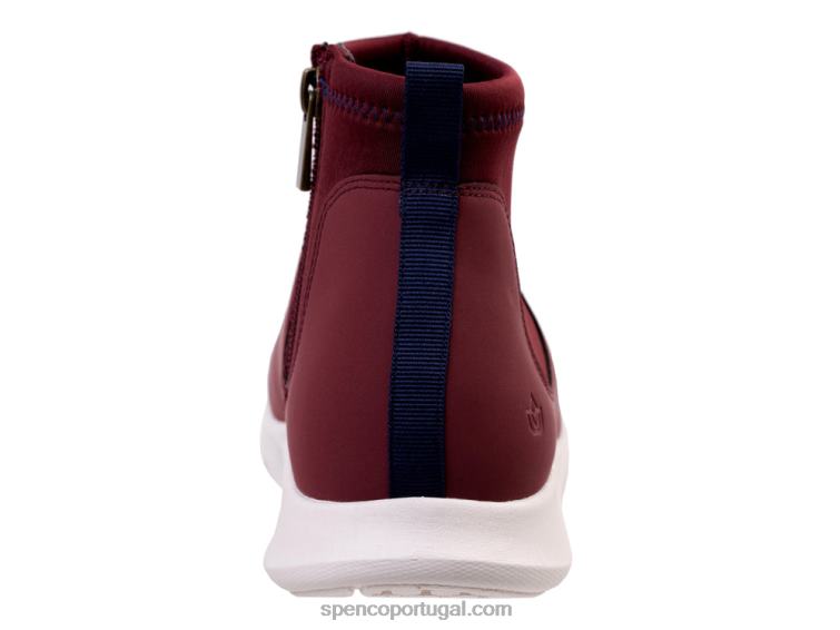 Spenco Footwear Borgonha bota paddock 648F791 mulheres