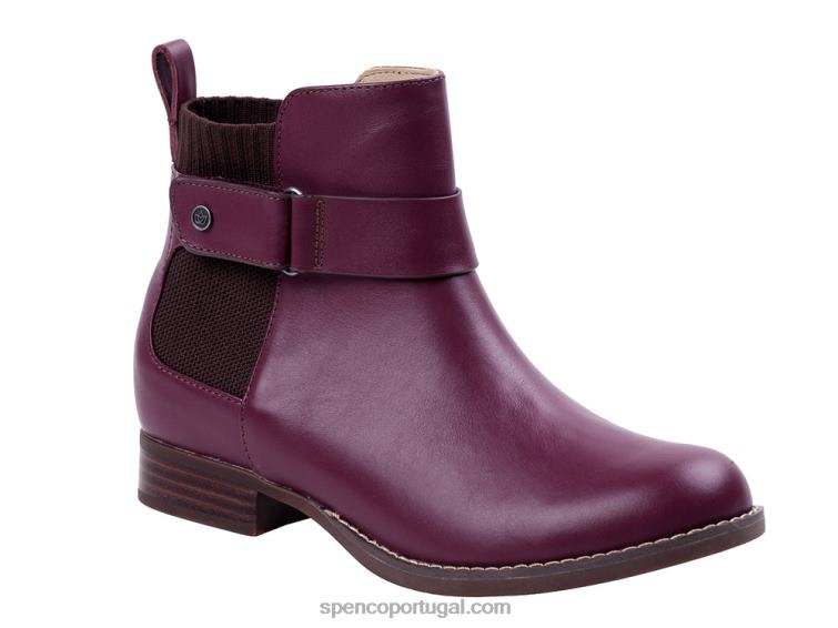 Spenco Footwear Borgonha bota park avenue 648F816 mulheres