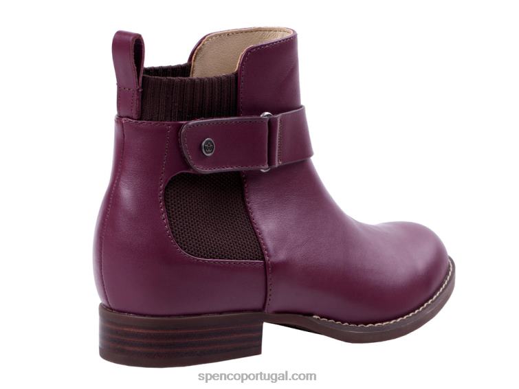 Spenco Footwear Borgonha bota park avenue 648F816 mulheres