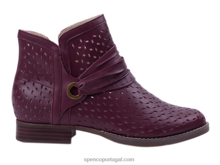 Spenco Footwear Borgonha bota priscila 648F807 mulheres