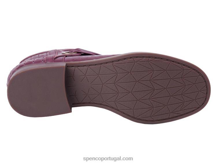 Spenco Footwear Borgonha bota priscila 648F807 mulheres