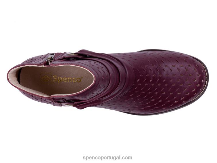 Spenco Footwear Borgonha bota priscila 648F807 mulheres